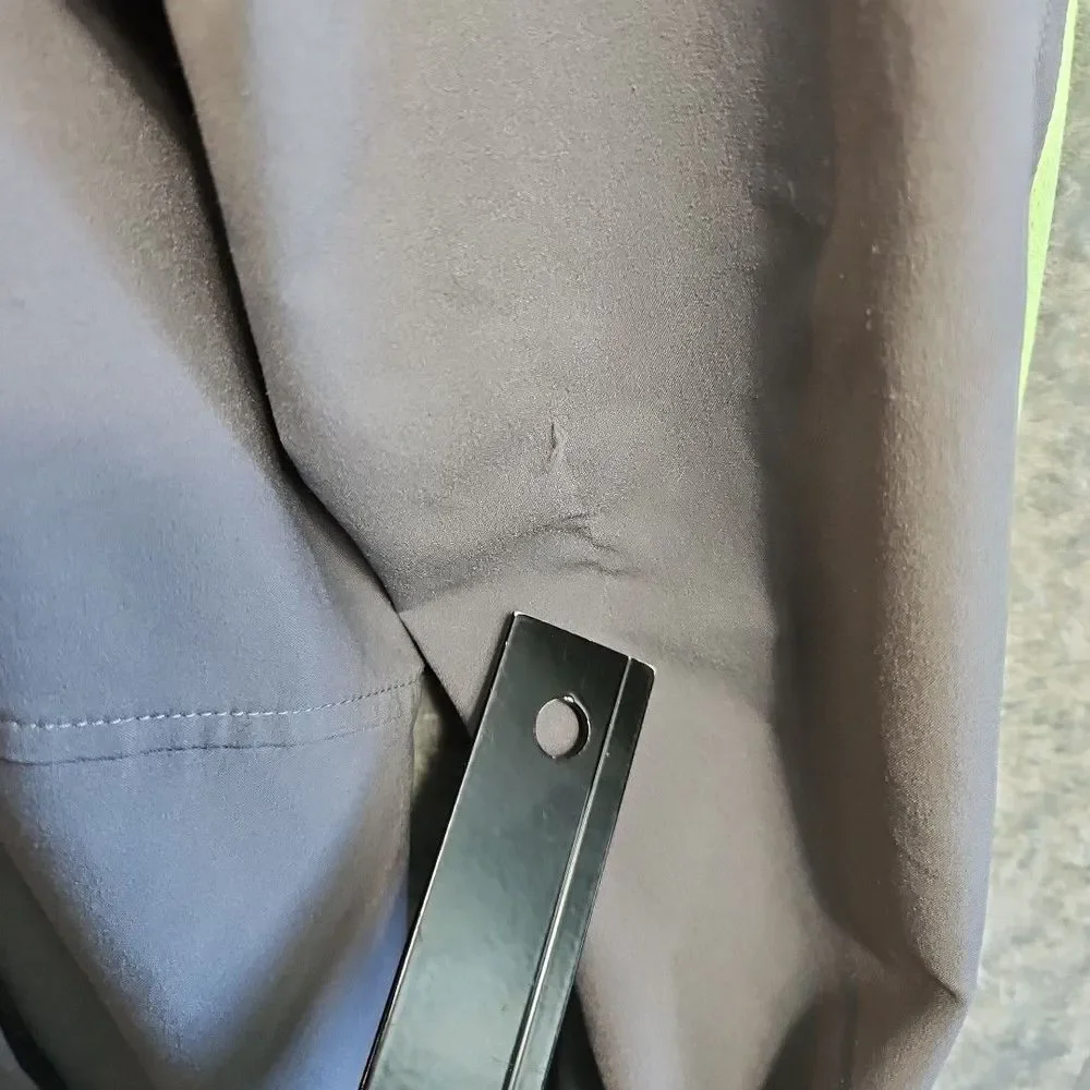 Under Armour Heatgear Fitted Men's Lg Gray Running Jacket Zip
